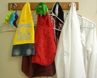 photo of clothes on hook