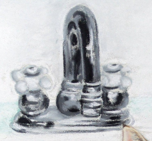 detail of faucet